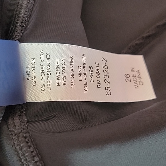 SWIMSUIT for all BLACK ZIP-POCKET SWIM SKORT  / 26. - Picture 10 of 12